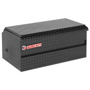 Weather Guard 644501, All-Purpose Truck Chest Black Aluminum, Compact Size 6.0 Cu. Ft. Capacity