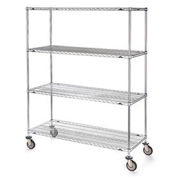 Metro Super Erecta Shelf Trucks with Wire Shelves - 48" Wx24" D Shelf - 79" H