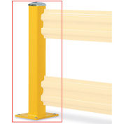 WILDECK Wilgard Two-Rib Protective Railing System - Standard Post - Double Post - 44"H
