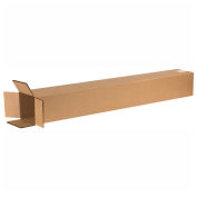 6" x 6" x 48" Heavy Duty Double Wall Cardboard Corrugated Box - Pkg Qty 15