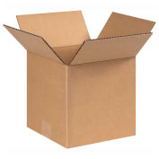 9" x 9" x 9" Heavy Duty Regular Slotted Single Wall Cardboard Corrugated Box - Pkg Qty 25