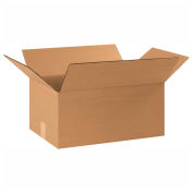 12" x 10" x 4" Heavy Duty Regular Slotted Single Wall Corrugated Box - Pkg Qty 25