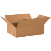 22" x 16" x 8" Cardboard Single Wall Corrugated Box, Kraft - Pkg Qty 20