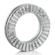 Wedge Locking Washer, Carbon Steel, Zinc Coated, 3/8", Large O.D., 200 Pack
