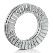 Wedge Locking Washer, Carbon Steel, Zinc Coated, M12, Large O.D., 100 Pack