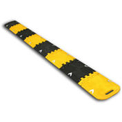 Tire Conversion Technologies PSB-118-10-1 TCT Hinged Portable Speed Bump, 8 Sections, Black/Yellow