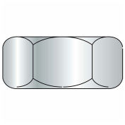 Finished Hex Nut, 5/8-11, Medium Carbon Steel, Zinc, UNC, Grade 5, 50 Pack