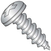 Self Tapping Screw, #6 x 3/8", Phillips Pan Head, Type A, FT, 18-8 SS, 1000 Pack