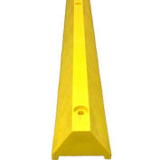Plastics-R-Unique ULTRA4648PBY 4' Ultra Parking Block with Hardware, 4"H, Yellow
