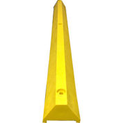 Plastics-R-Unique ULTRA4672PBY 6' Ultra Parking Block with Hardware, 4"H, Yellow