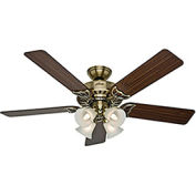 Hunter Fan 53063 Studio Series® 52" Indoor Ceiling Fan Antique Brass
