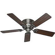 Hunter Fan 53071 Low Profile® III 52" Indoor Ceiling Fan Antique Pewter