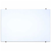 Luxor Magnetic Glass Whiteboard, White, 60 x 40