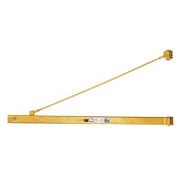 Contrx Wall-Mount Overbraced Tie-Rod Jib Crane, 12' Span, 1000 Lb. Capacity