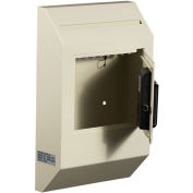 Protex Letter Size Wall Drop Box with Electronic Lock, 10" x 4" x 16-3/8", Beige
