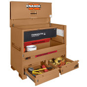 Knaack Storagemaster® Piano Box w/ Junk Trunk™ & Thermosteel™, Steel, Tan - 89-DH