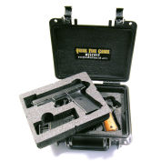 Multifit™ Dual Pistol Case, Watertight, 10-11/16"x9-3/4"x4-13/16" Black