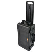 Elite Watertight Carry On Case With Cubed Foam, Wheeled, 23"x14-3/16"x9-3/8"