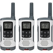 Motorola Talkabout ® Rechargeable Two-Way Radios, White, 3 Pack