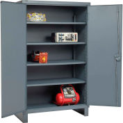 Global Industrial 60"W x 24"D x 78"H Heavy Duty Cabinet, 12 Gauge, Gray