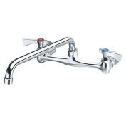 Krowne Silver Series 8" Center Wall Mount Faucet, 10" Spout, 12-810L