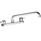 Krowne Commercial Series 8" Center Deck Mount Faucet, 6" Spout, 13-806L