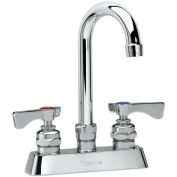 Krowne Royal Series 4" Center Deck Mount Faucet, 6" Gooseneck Spout, 15-301L