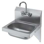 Krowne 16" Wide Hand Sink with Side Support Brackets, HS-10
