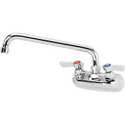 Krowne Silver Series 4" Center Wall Mount Faucet, 10" Spout, 10-410L