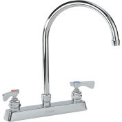 Krowne Royal Series 8" Center Deck Mount Faucet, 8-1/2" Gooseneck Spout, 15-502L