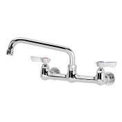 Krowne Silver Series 8" Center Wall Mount Faucet, 8" Spout, 12-808L