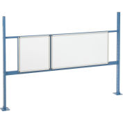 18"W and 36"W Whiteboard Mounting Kit for 72"W Workbench - Blue