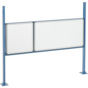 18"W and 36"W Whiteboard Mounting Kit for 60"W Workbench- Blue
