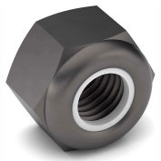 Earnest 361302P, 1-8 NE Nylon Insert Lock Nut, Grade 2, Carbon Steel, Coarse, 5/Pk