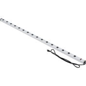 72" 16 Outlet Aluminum Power Strip with 6-ft Cord, ETL/cETL Listed
