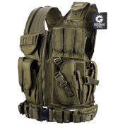 Loaded Gear VX-200 Tactical Right Hand Vest, OD Green