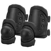 Loaded Gear CX-400 Elbow and Knee Pads, Black