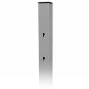 Spira Aluminum In-Ground Post for Spira Mailboxes with Newspaper Bin 5x5x72-1/2, Gray