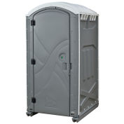 PolyPortables PPAX-05, Axxis Portable Restroom, Gray, 47"L x 43"W x 92"H