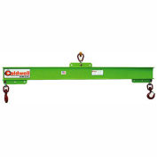Caldwell 416-1/4-8, 14 Ton Capacity, Composite Adjustable Spreader Lifting Beam, 8' Hook Spread