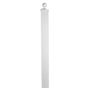 dVault Side Mount/In Ground Post for Weekend Away Vault, White