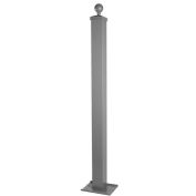 dVault Side Mount/Above Ground Post for Weekend Away Vault, Gray