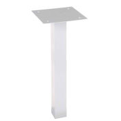 dVault Top Mount/In Ground Post for Weekend Away/Mail Protector White