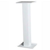 dVault Top Mount/Above Ground Post for Parcel Protector Vault, White