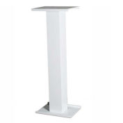 dVault Top Mount/Above Ground Post for Weekend Away/Mail Protector White
