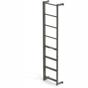EGA DS4 Steel Side Step, Dock Ladder, 4 Step, Gray