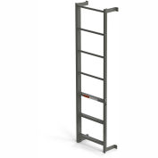 EGA DS3 Steel Side Step, Dock Ladder, 3 Step, Gray