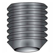 Holo-Krome 32172, 3/8-16x1/2 Cup Point Socket Set Screw, Steel, Black Oxide, UNC, 100/Pk