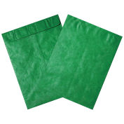 Tyvek Self-Seal Colored Envelopes, 12" x 15-1/2", End Opening, Green, 100 Pack, TYC1215G
