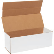 17"x6"x6" Corrugated Mailer, White - Pkg Qty 50